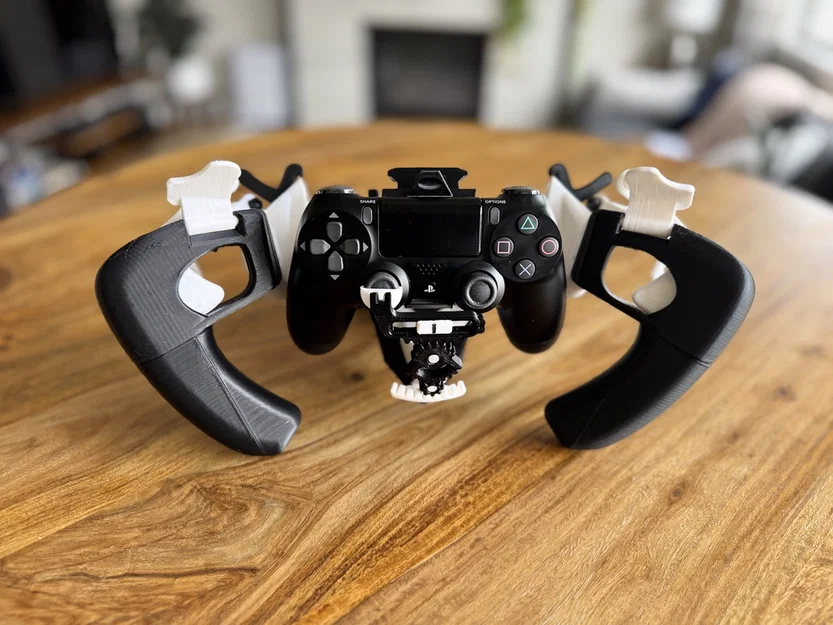 Vô lăng đua xe cho tay cầm PS4 in 3D 100% - BẢN THỬ NGHIỆM (TEST FIT) - Image 3