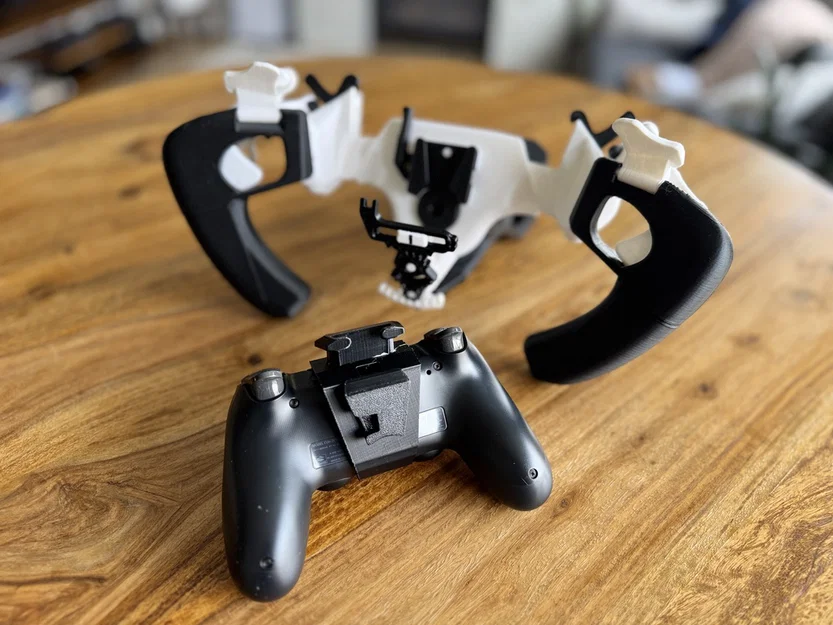 Vô lăng đua xe cho tay cầm PS4 in 3D 100% - BẢN THỬ NGHIỆM (TEST FIT) - Image 5