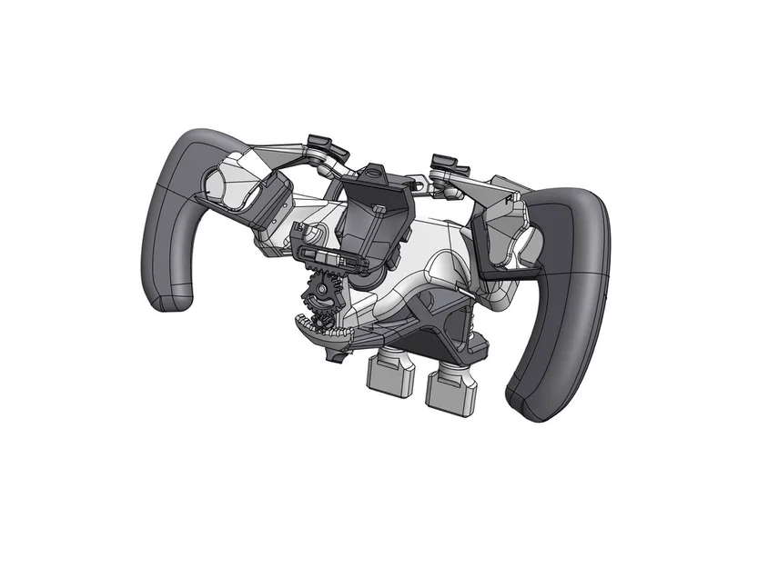 Vô lăng đua xe cho tay cầm PS4 in 3D 100% - BẢN THỬ NGHIỆM (TEST FIT) - Image 9