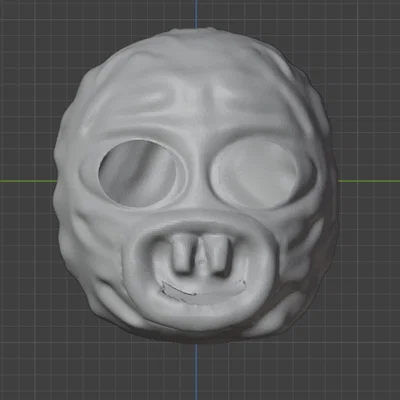 Mô hình mặt nạ Cherry Bomb in 3D - Thiết kế độc đáo ấn tượng