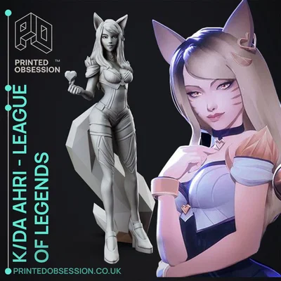 Mô hình Ahri KDA - Liên Minh Huyền Thoại - Chiều cao 25cm
