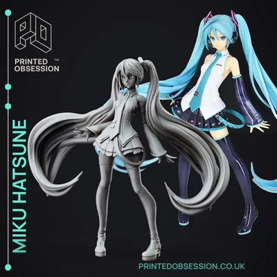Miku Hatsune - Vocaloid - Mô hình Anime Fanart