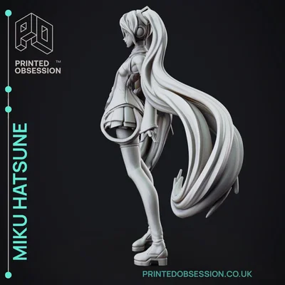 Miku Hatsune - Vocaloid - Mô hình Anime Fanart