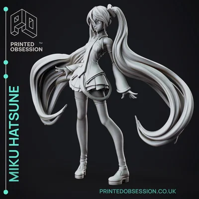 Miku Hatsune - Vocaloid - Mô hình Anime Fanart