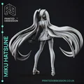 Miku Hatsune - Vocaloid - Mô hình Anime Fanart - Thumbnail 6