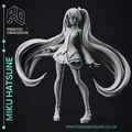 Miku Hatsune - Vocaloid - Mô hình Anime Fanart - Thumbnail 8