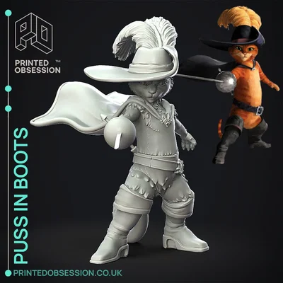 Puss in Boots - Shrek - Mô hình Fan Art