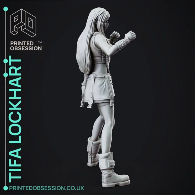 Mô hình Tifa Lockhart - Final Fantasy 7 - Fan Art 3D chất lượng cao - Image 7