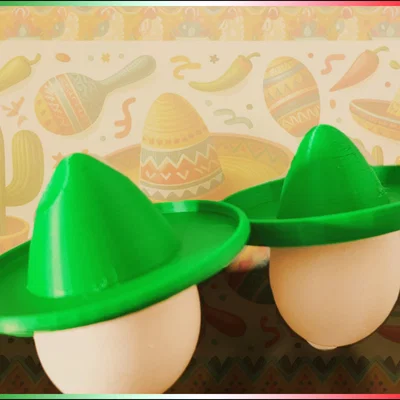 Sombrero de Huevito Festivo – Mũ Sombrero Tí Hon Cho Trứng