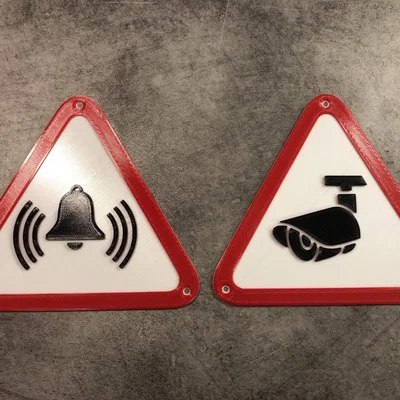 Bộ sưu tập biển báo cảnh báo (Warning signs)