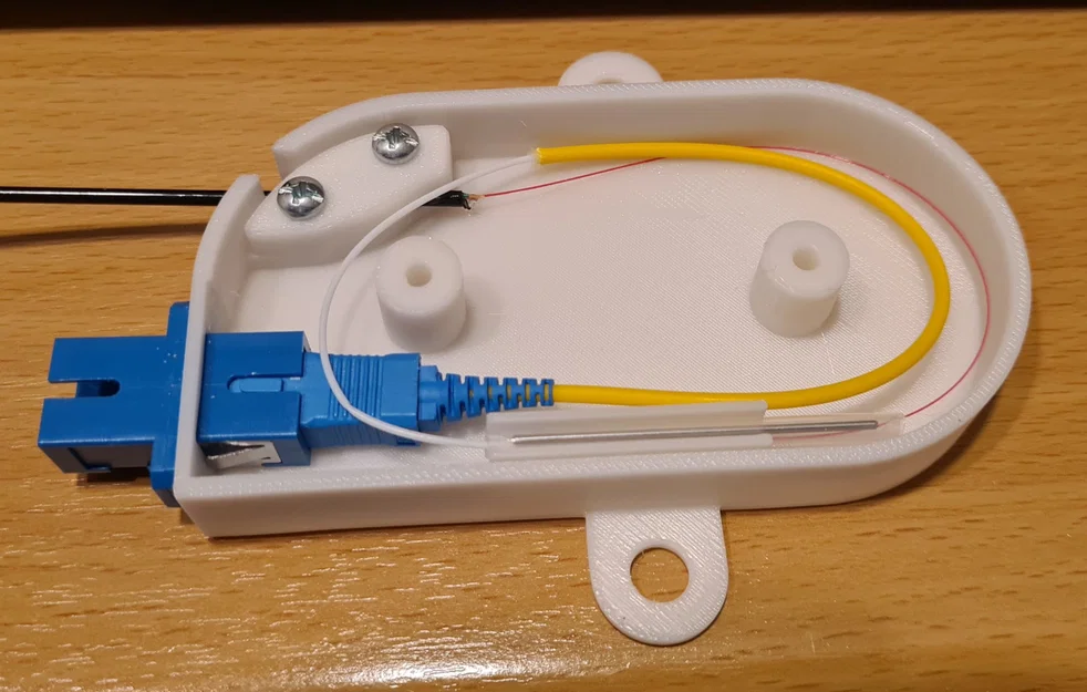 Hộp đấu nối, sửa chữa cáp quang mini in 3D tiện lợi - Image 1