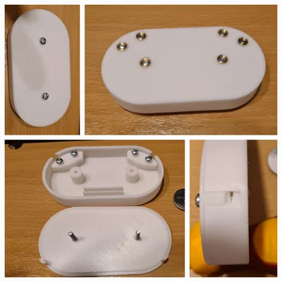 Hộp đấu nối, sửa chữa cáp quang mini in 3D tiện lợi