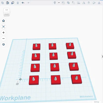 Giá đỡ ống bút 7mm dùng để đổ Resin