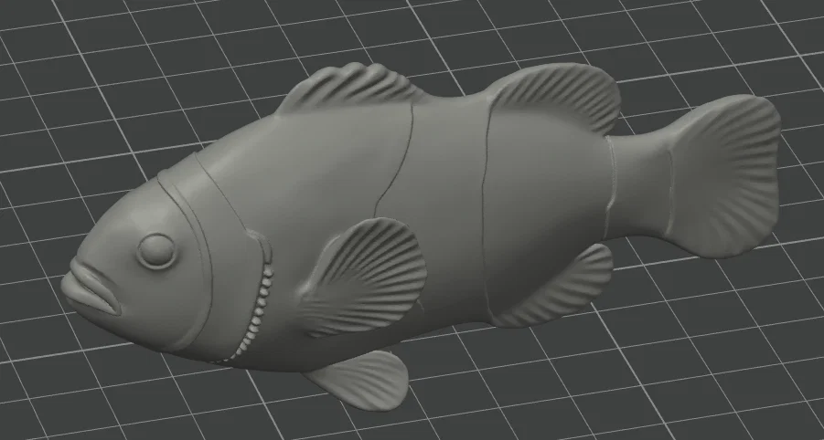 Mô hình cá hề (Clownfish) in 3D độc đáo - Image 1