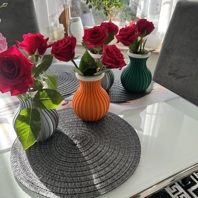 Mẫu lọ hoa 3D tinh tế trang trí nhà cửa cực đẹp