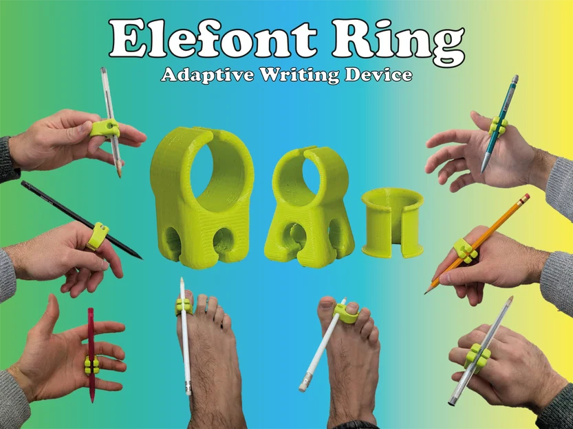 Elefont ring - Thiết bị hỗ trợ viết lách linh hoạt - Image 1