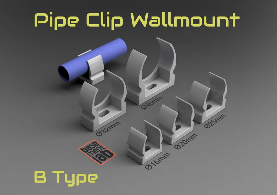 Kẹp ống nhựa - Conduit Clips - Loại B - Ø 16/20/25/32/40mm - Image 1