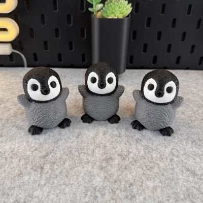 Chú chim cánh cụt dễ thương