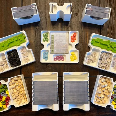 Khay đựng / Organizer cho board game Earth - Hỗ trợ cả các bản mở rộng Kickstarter