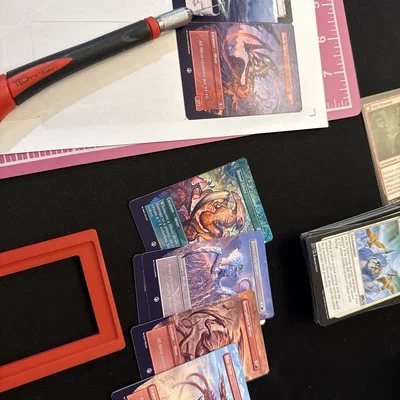 Đế giữ thẻ bài cho nhãn dán (Silhouette Cameo)