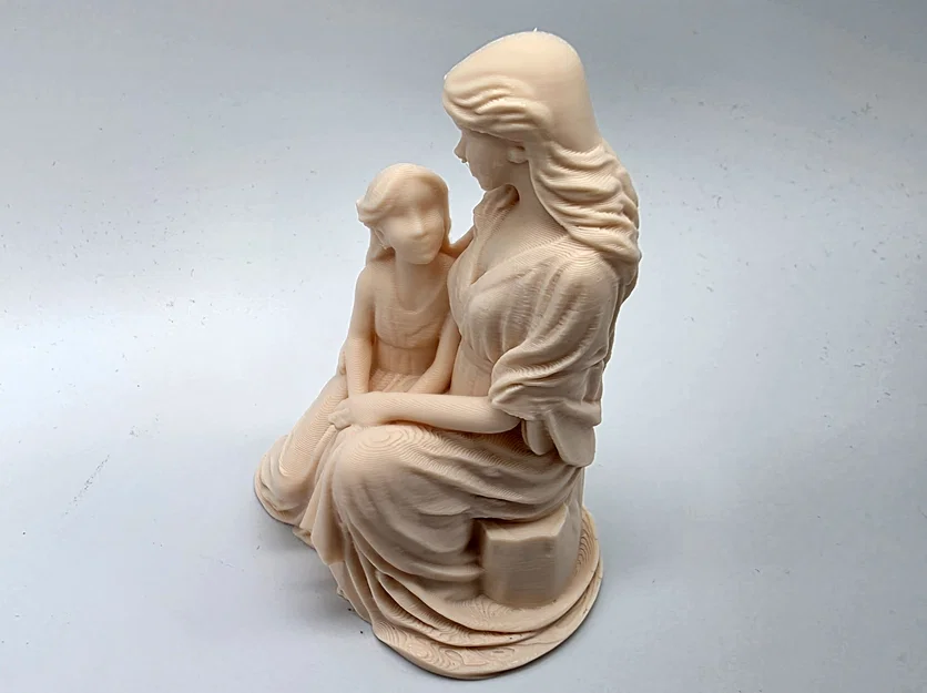 Tượng điêu khắc Mẹ & Con gái #2 - Image 2