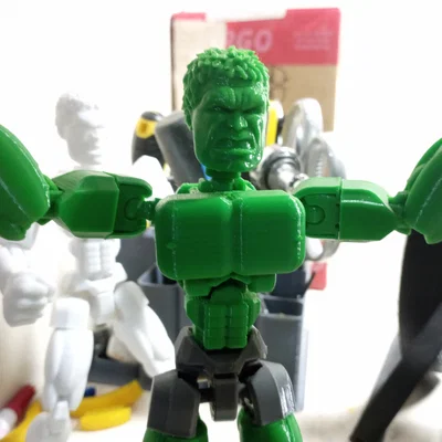 Mô hình Dummy 13 Hulk Remix - Phiên bản cơ bắp cực ngầu