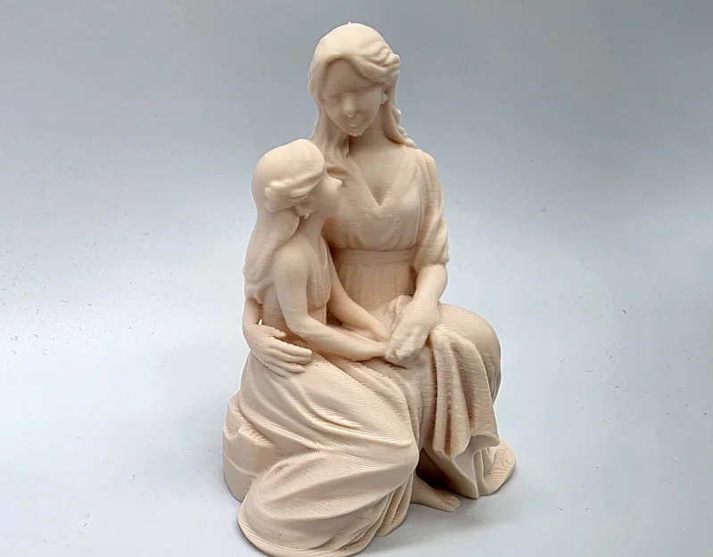 Tượng điêu khắc Mẹ & Con gái #2 - Image 3