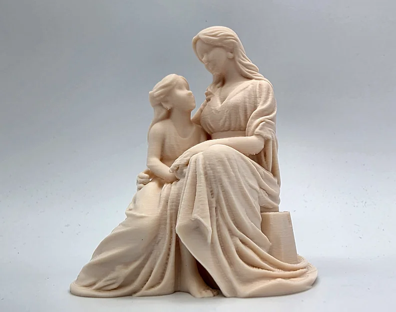 Tượng điêu khắc Mẹ & Con gái #2 - Image 5