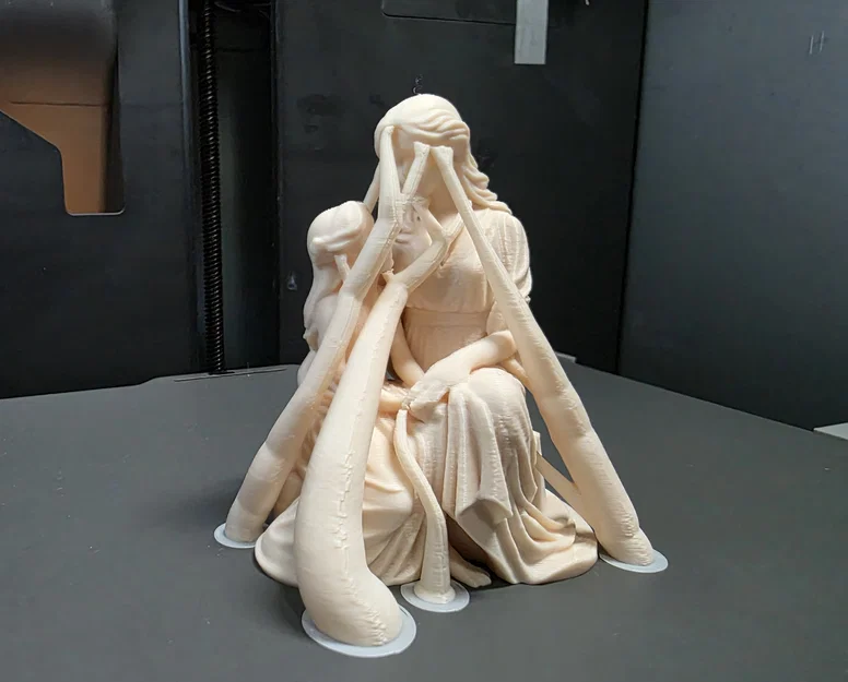 Tượng điêu khắc Mẹ & Con gái #2 - Image 7