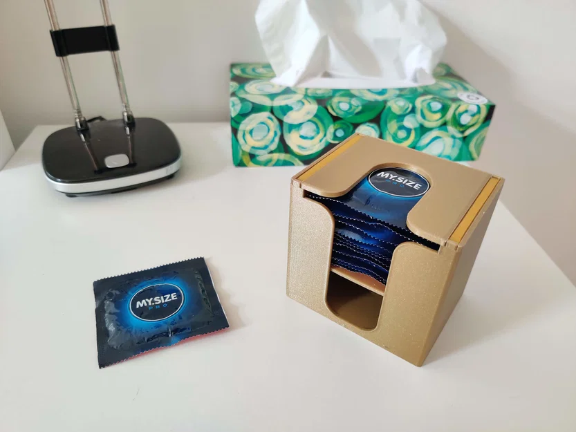 Hộp đựng bao cao su tùy chỉnh (Parametric Condom Dispenser) - Image 1