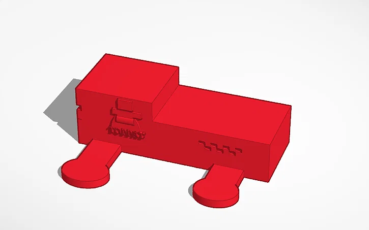 Mô hình phi thuyền Airship Among Us phong cách khối hộp (3D Print) - Image 1