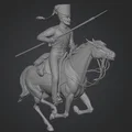 Mô hình kỵ binh Nga phi đội Skarzhinsky in 3D chi tiết - Thumbnail 1