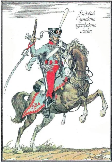 Mô hình Kỵ binh Sumsk Hussar cưỡi ngựa in 3D chi tiết - Image 2