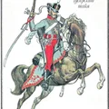 Mô hình Kỵ binh Sumsk Hussar cưỡi ngựa in 3D chi tiết - Thumbnail 2