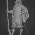 Mô hình 3D Ngự lâm quân hoàng gia (Royal Musketeer) tinh xảo - Thumbnail 1