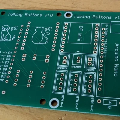 Nút Bấm Trò Chuyện Tự Làm Cho Thú Cưng (Arduino) - Dễ dàng tùy chỉnh âm thanh!