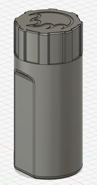 Hộp đựng diêm chống bão có vị trí dán giấy nhám và nắp vặn - Image 1