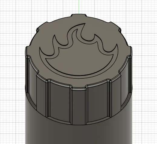 Hộp đựng diêm chống bão có vị trí dán giấy nhám và nắp vặn - Image 2