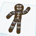 Mô hình bánh gừng Giáng sinh cử động được (Articulated Gingerbread Man) - Thumbnail 1