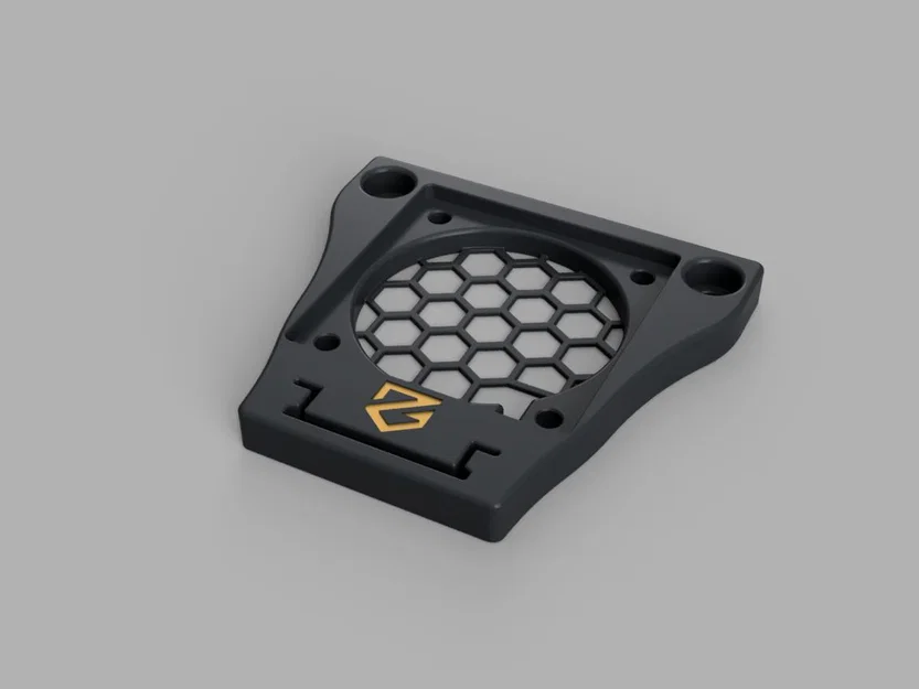 Giá đỡ quạt 5020 cho thanh DIN Rail nhôm Mercury One.1 - Image 1