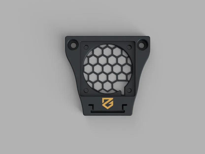 Giá đỡ quạt 5020 cho thanh DIN Rail nhôm Mercury One.1 - Image 2