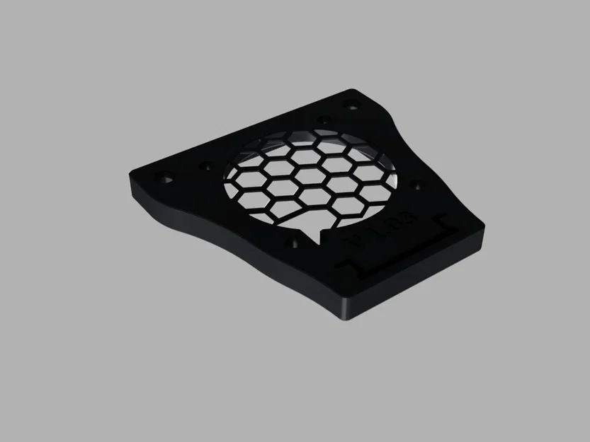 Giá đỡ quạt 5020 cho thanh DIN Rail nhôm Mercury One.1 - Image 3