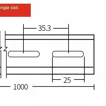 Giá đỡ quạt 5020 cho thanh DIN Rail nhôm Mercury One.1