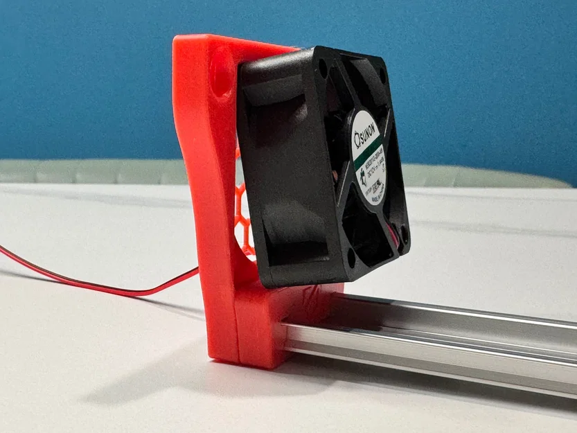 Giá đỡ quạt 5020 cho thanh DIN Rail nhôm Mercury One.1 - Image 7