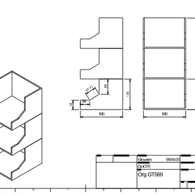 Kệ Để Đồ Đa Năng 3 Tầng Organizer GT569 - Giải Pháp Gọn Gàng