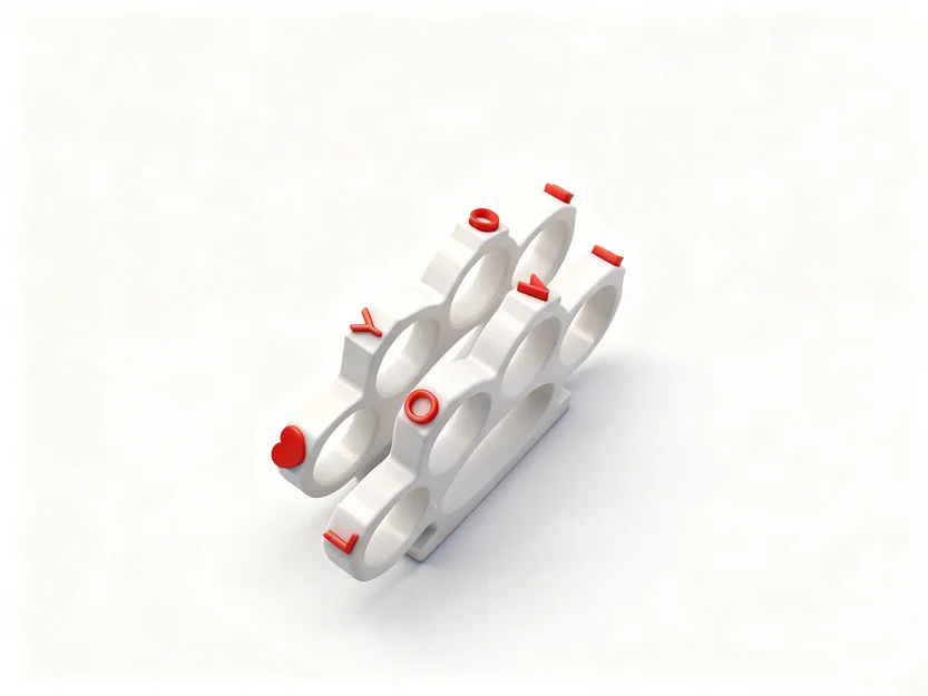 Love Punch Knuckle Duster – Mẫu công cụ tự vệ nhỏ gọn và phong cách - Image 1