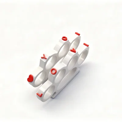 Love Punch Knuckle Duster – Mẫu công cụ tự vệ nhỏ gọn và phong cách
