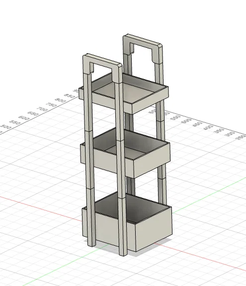 Kệ để đồ đa năng 3 tầng in 3D (Organizer GT570) thông minh, tiện lợi - Image 1