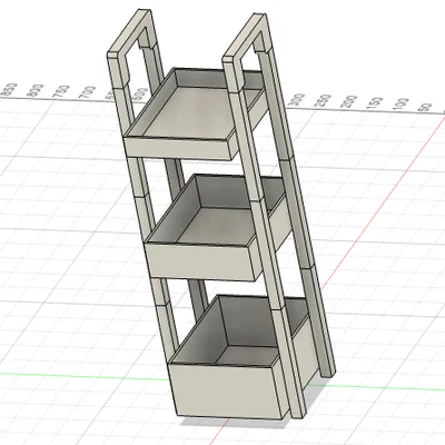 Kệ để đồ đa năng 3 tầng in 3D (Organizer GT570) thông minh, tiện lợi