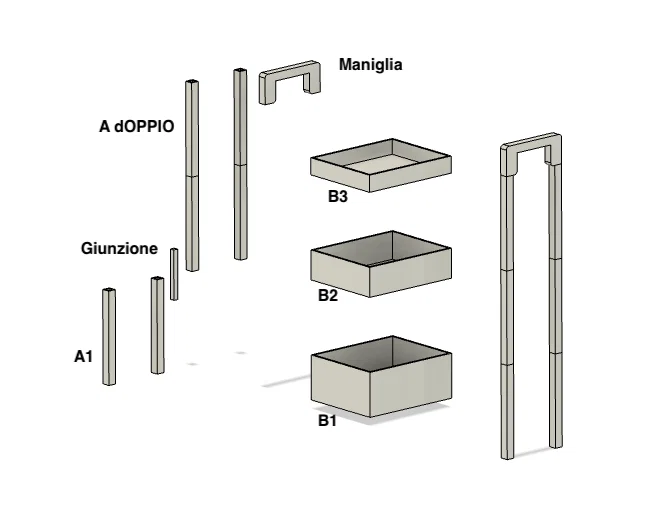 Kệ để đồ đa năng 3 tầng in 3D (Organizer GT570) thông minh, tiện lợi - Image 3